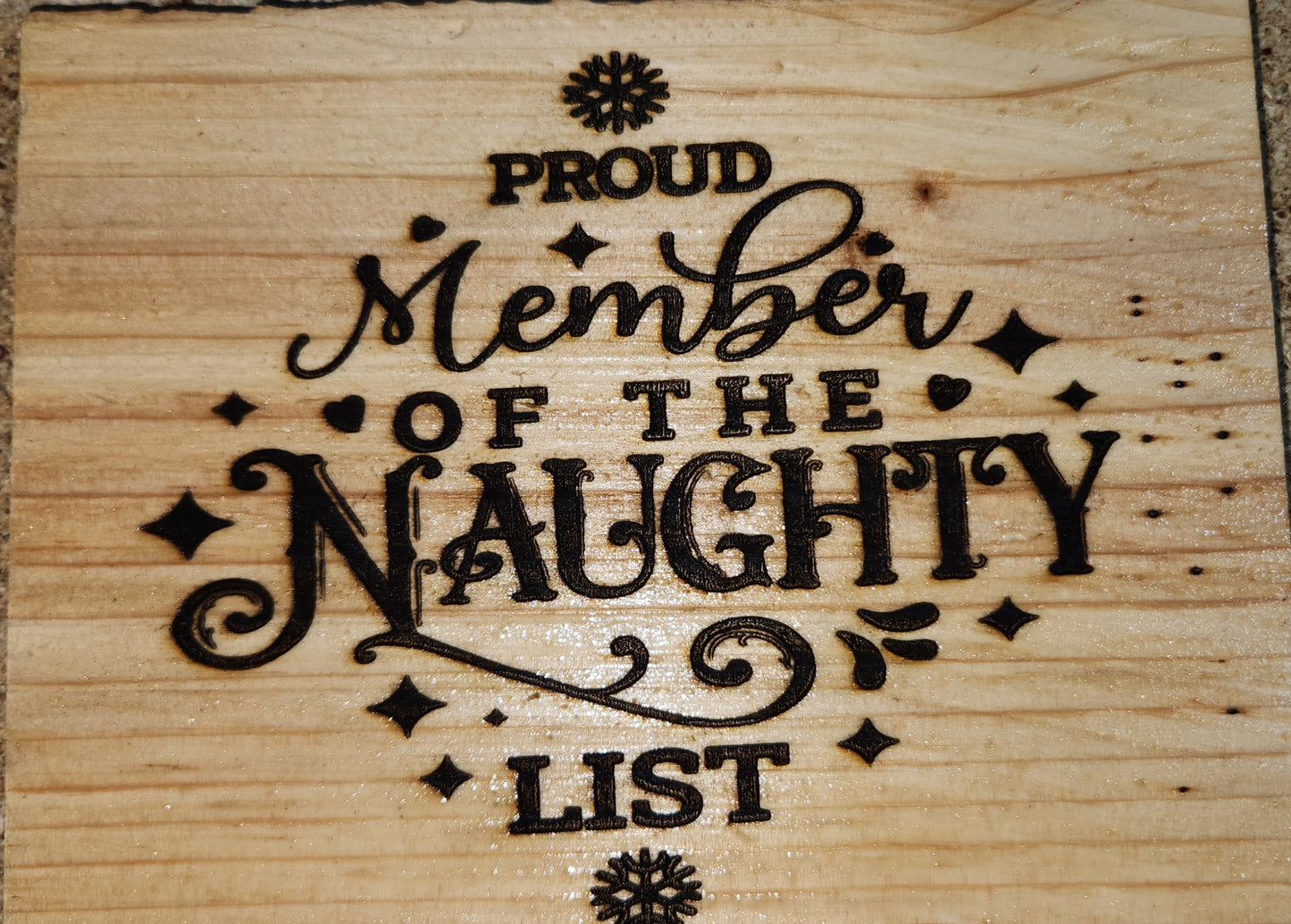 GET ON THE NAUGHTY LIST