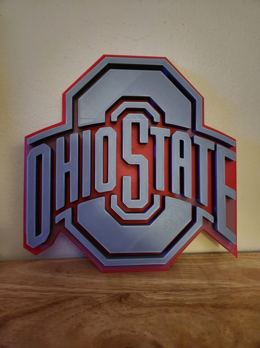 OHIO STATE WALL PLAQUE