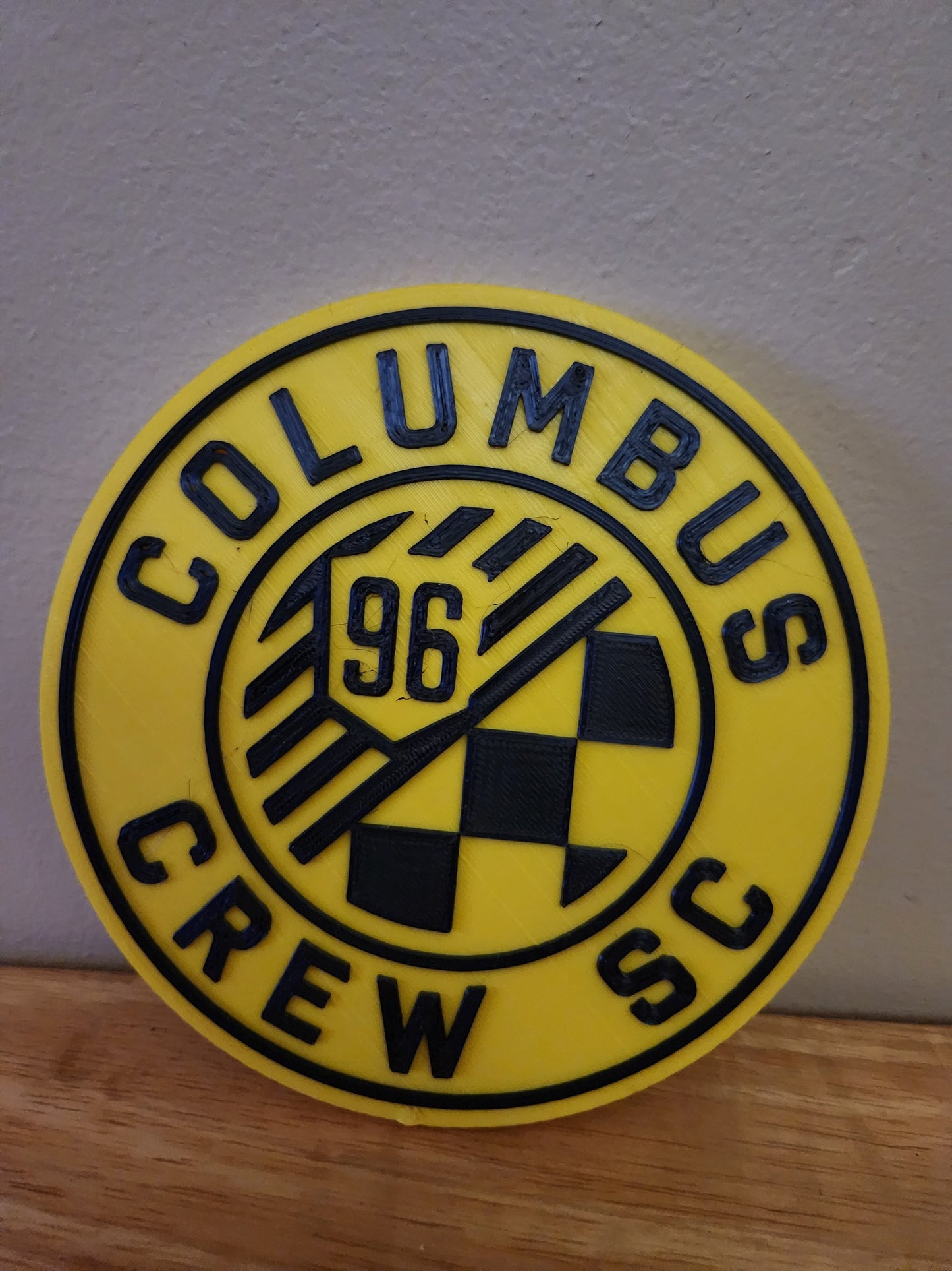 COLUMBUS CREW SOCCER CLUB WALL PLAQUE