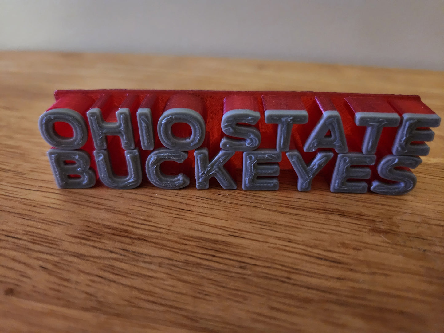 OHIO STATE BUCKEYES DESK PLAQUE