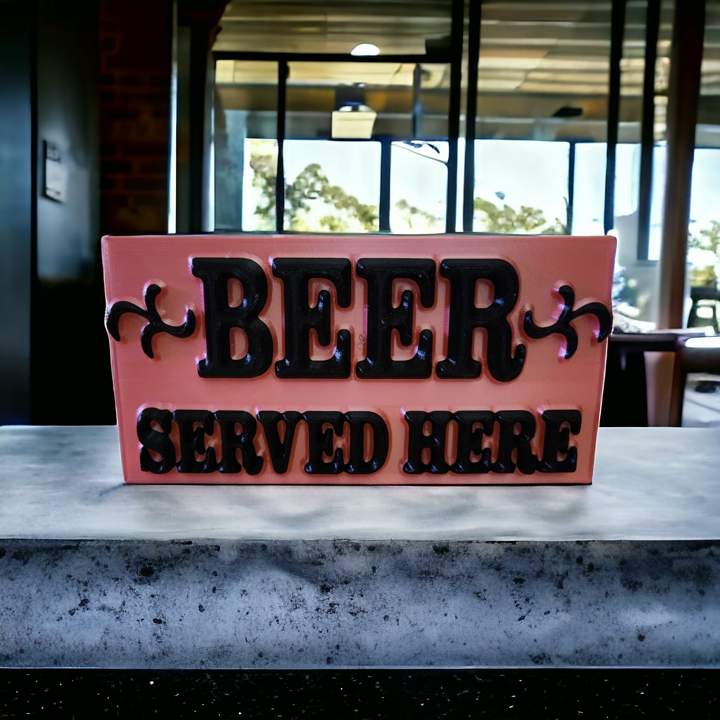 BEER SERVED HERE PLAQUE