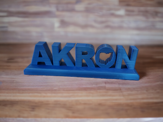 AKRON DESK PLAQUE