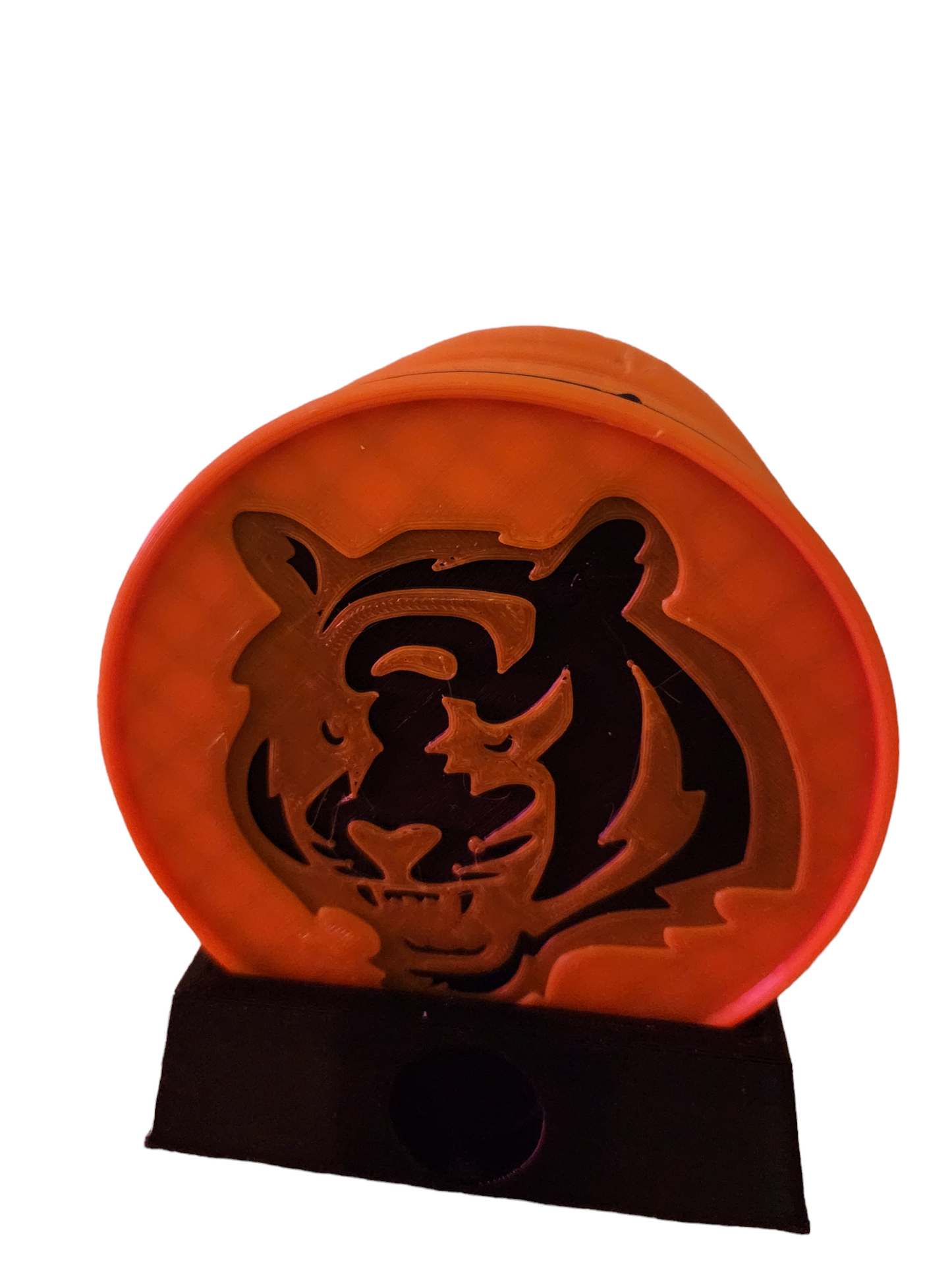 CINCINNATI BENGALS COASTERS AND HOLDER