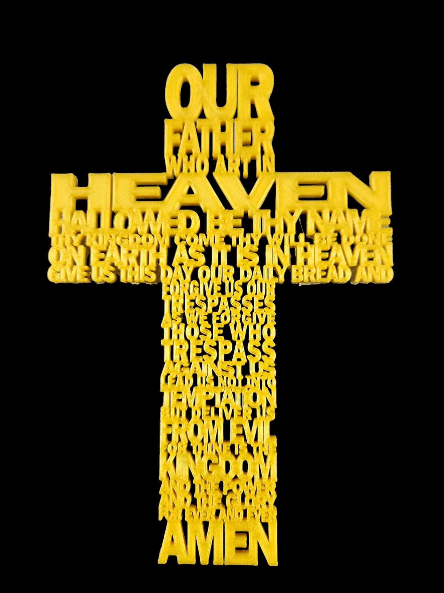 THE LORDS PRAYER CROSS